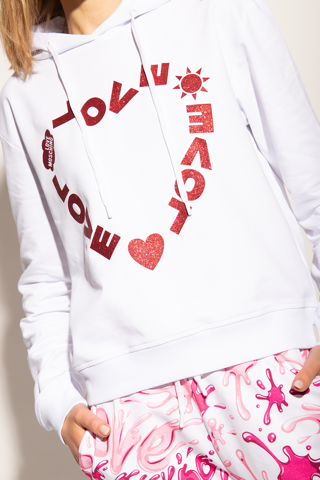 Love Moschino Logo hoodie | Women's Clothing | IetpShops